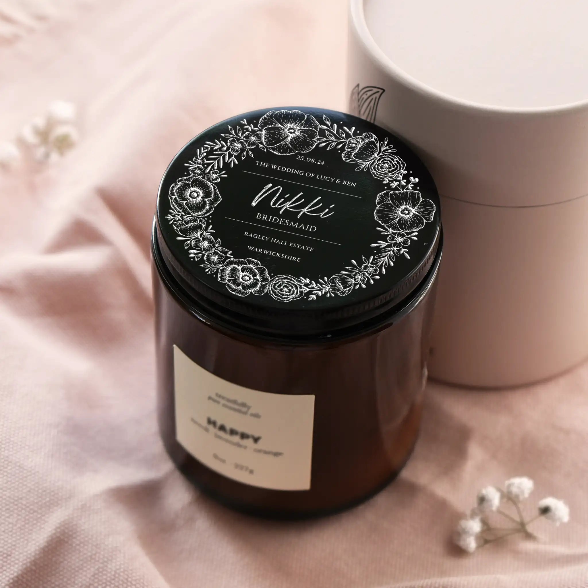 Bridesmaid Candle Gifts UK - Treatfully - Candles