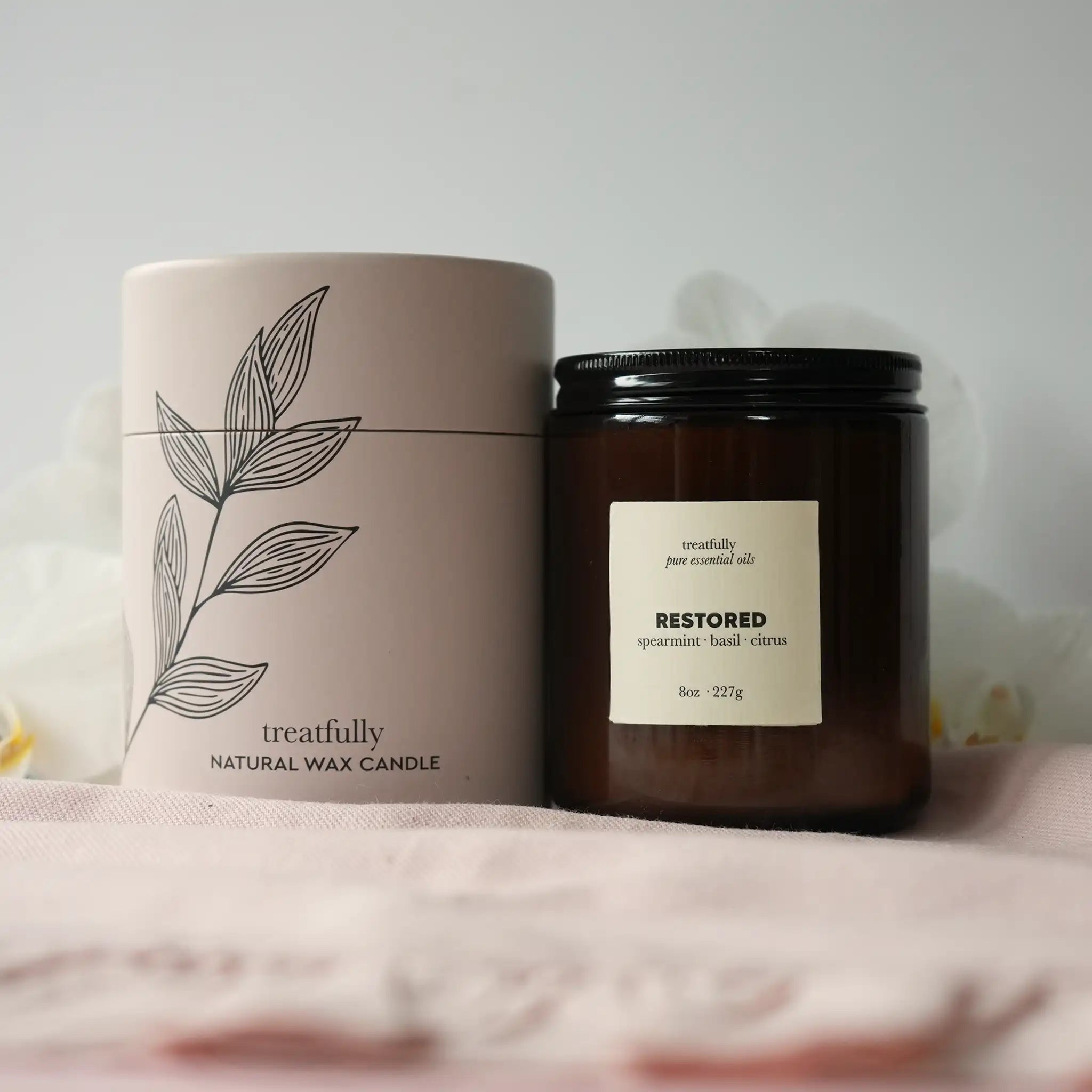 Essential Oil Candle Gift Engraved Treatfully Like Jo Malone Engraved Candles