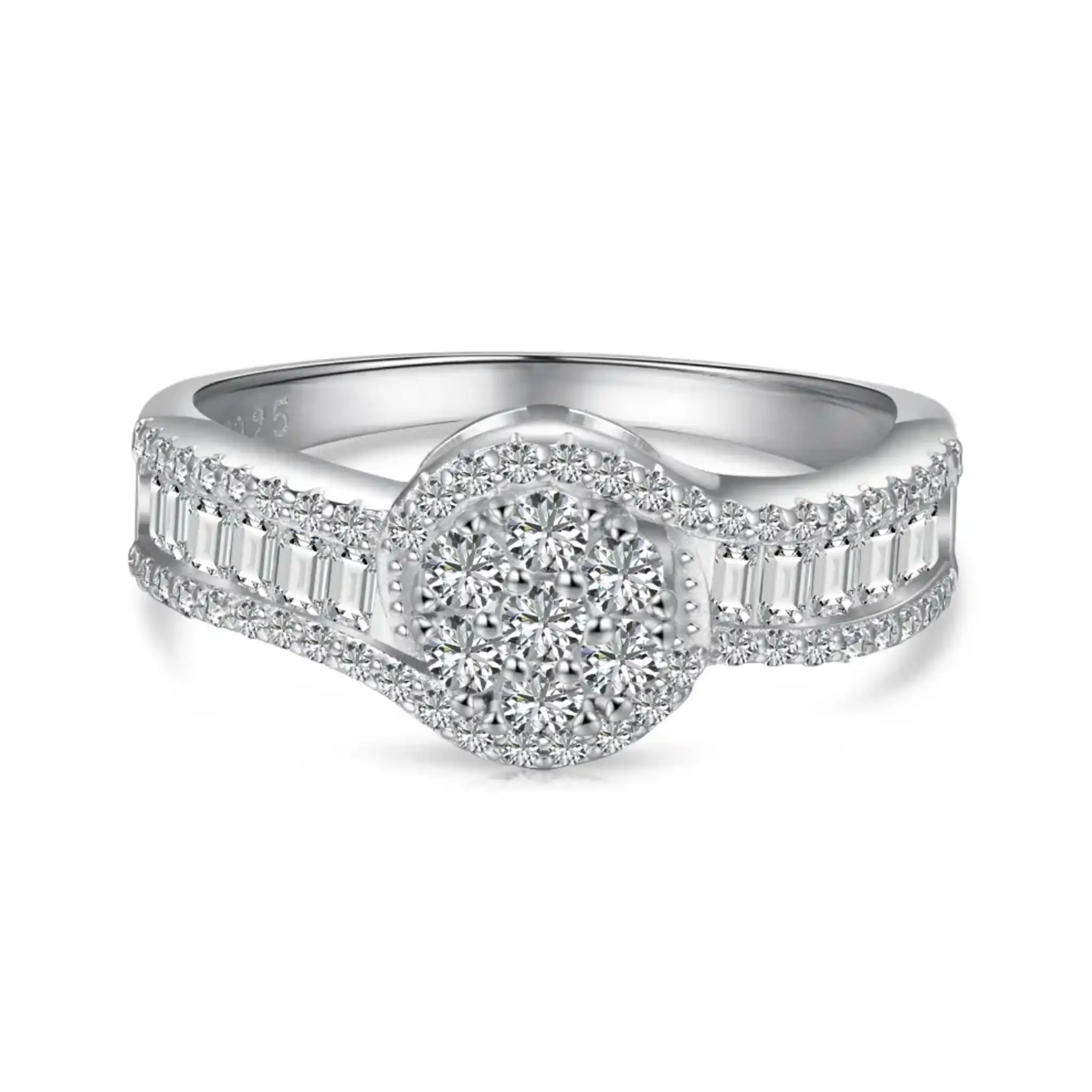 sparkly silver ring treatfully