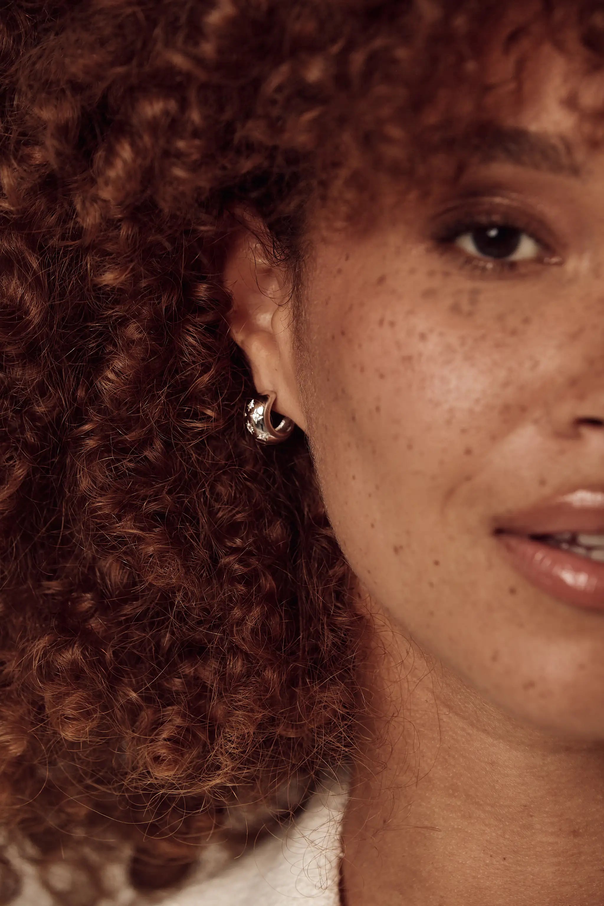 celestial earrings silver