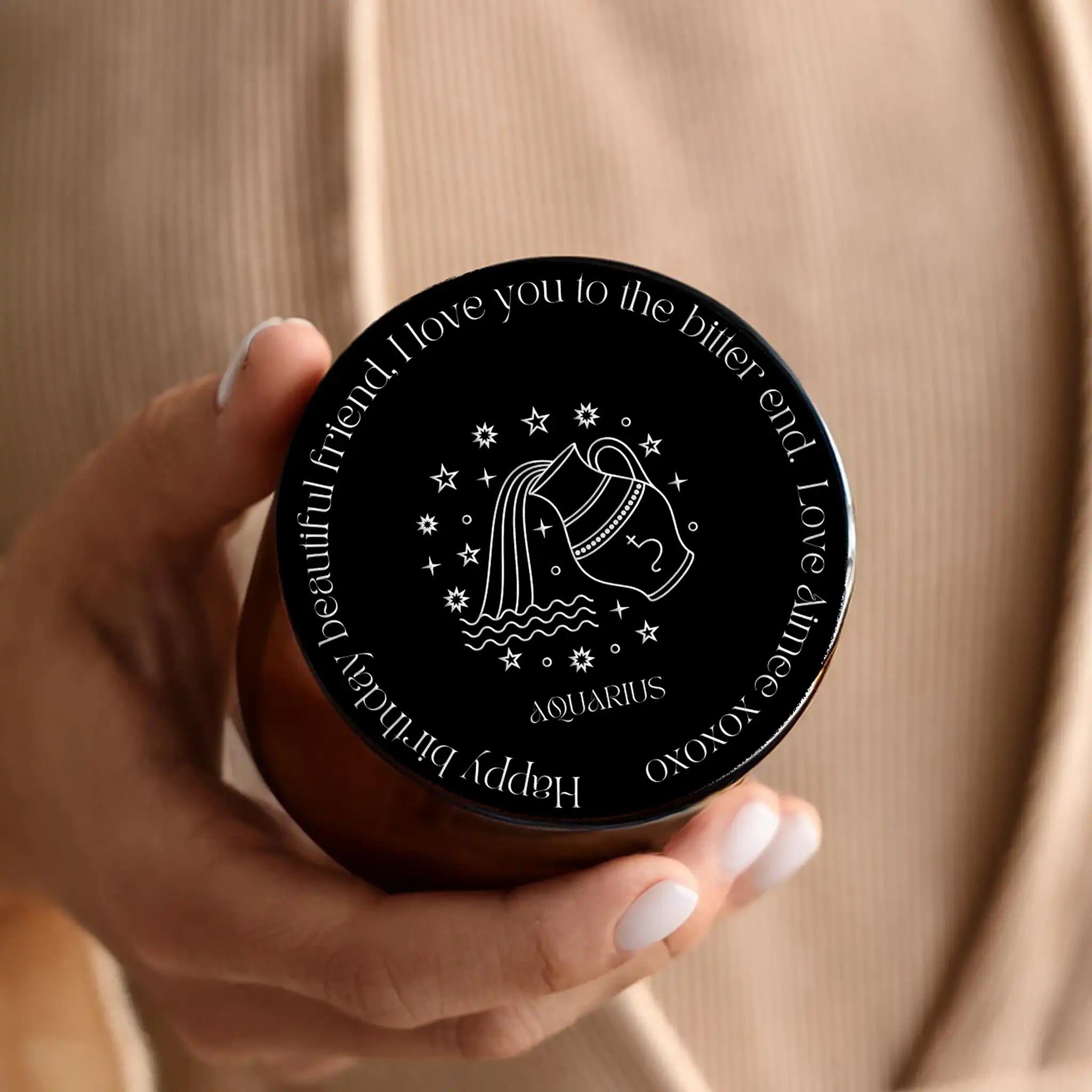 Aquarius candle - Horoscope Candle, Gifts for Aquarius