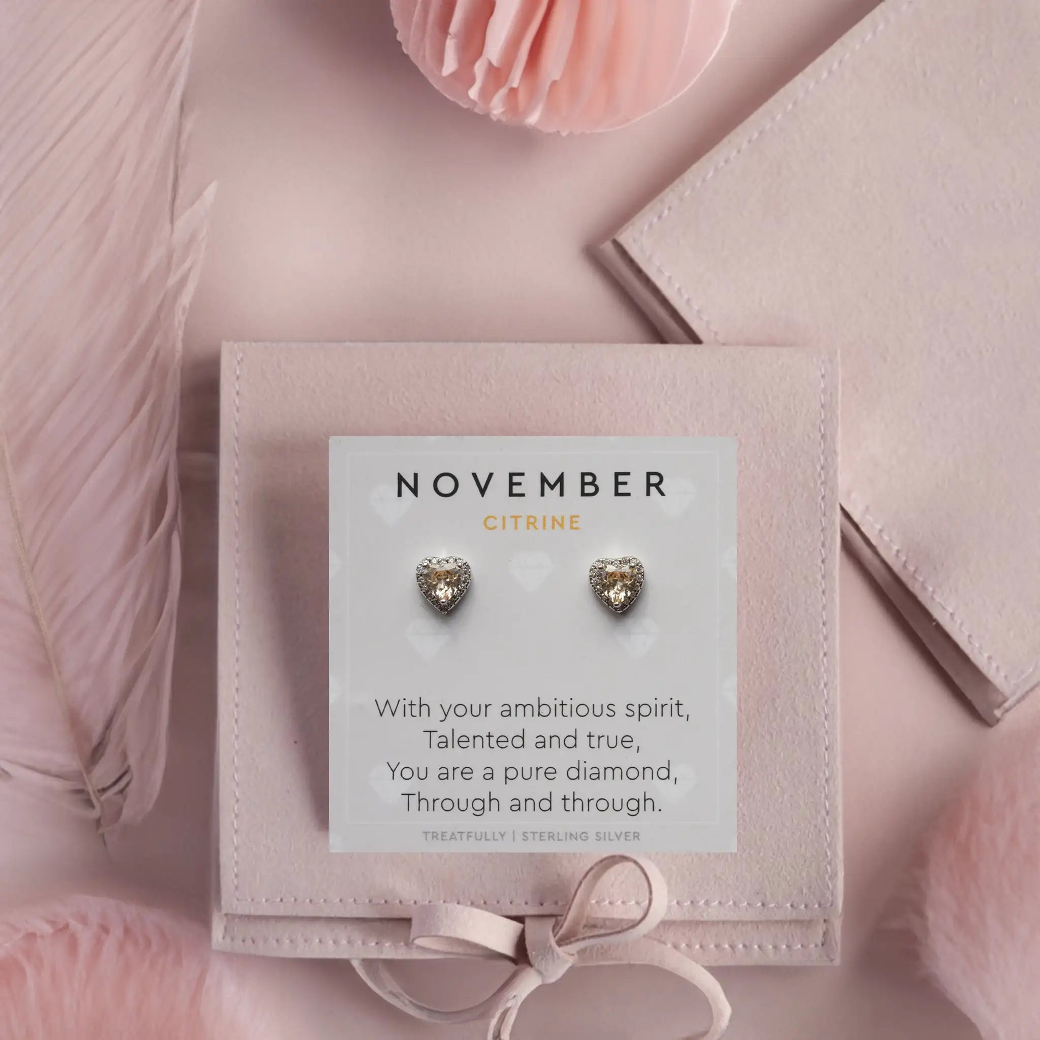 november birthstone earrings treatfully