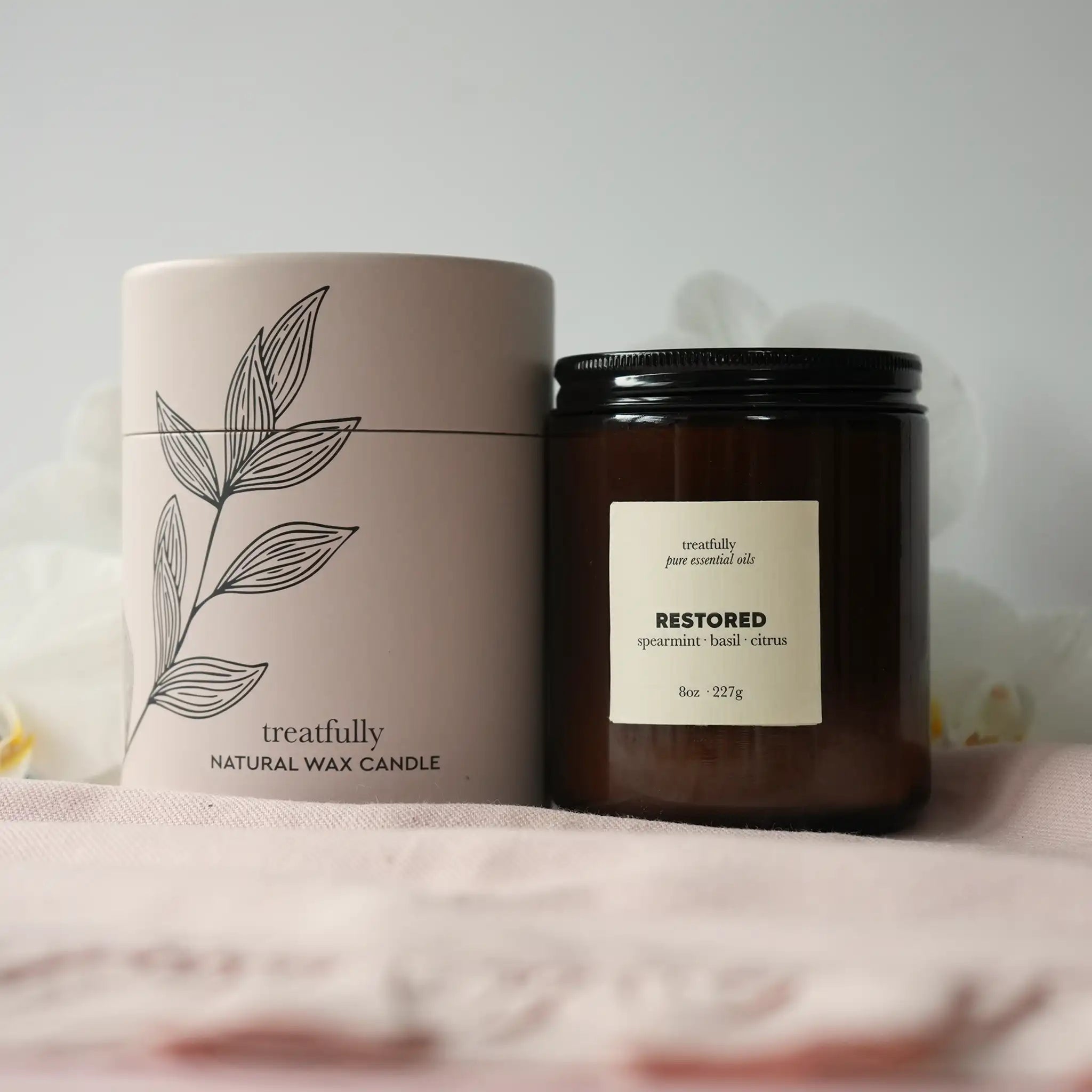 Essential Oil Candle Gift Engraved Treatfully Like Jo Malone Engraved Candles