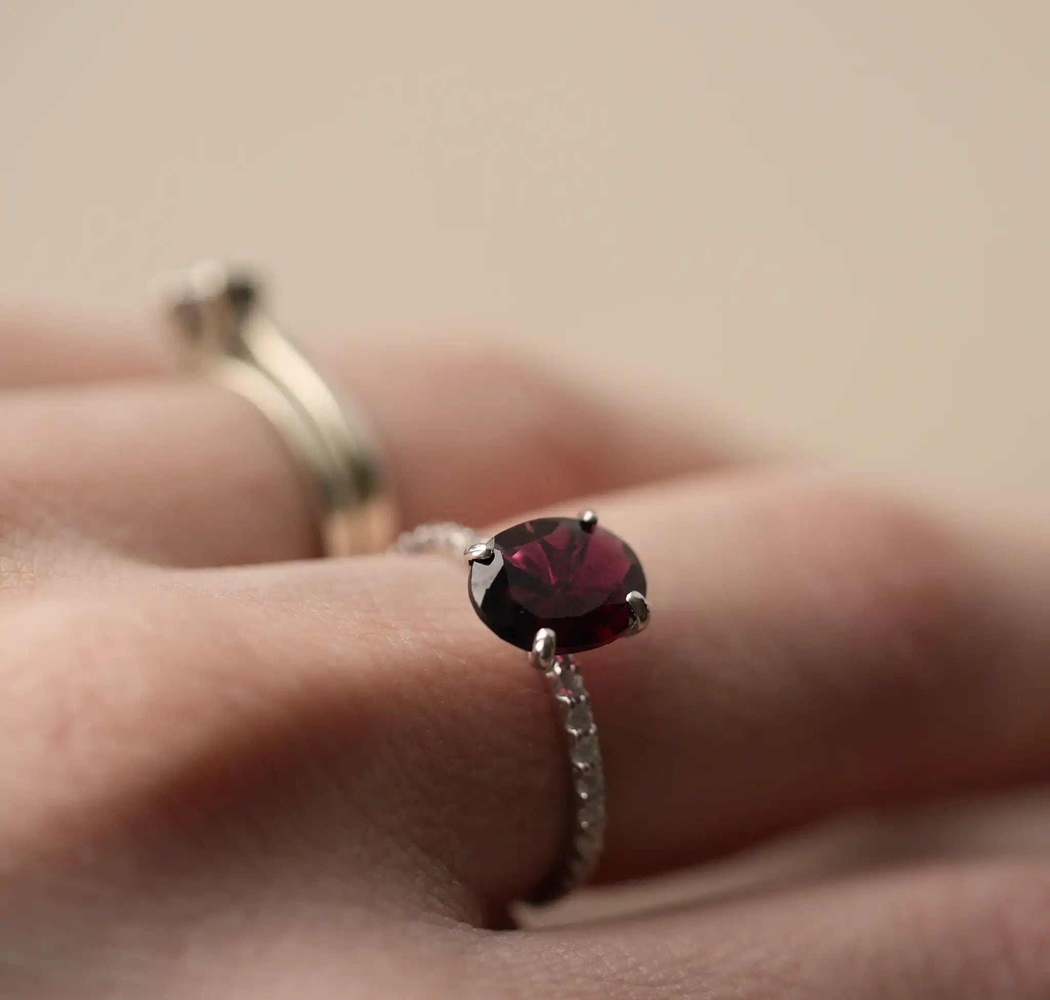 genuine garnet silver ring uk treatfully